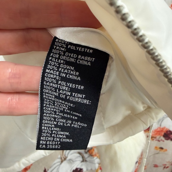 Rare Bebe Y2K rabbit fur jacket size medium - Picture 11 of 11